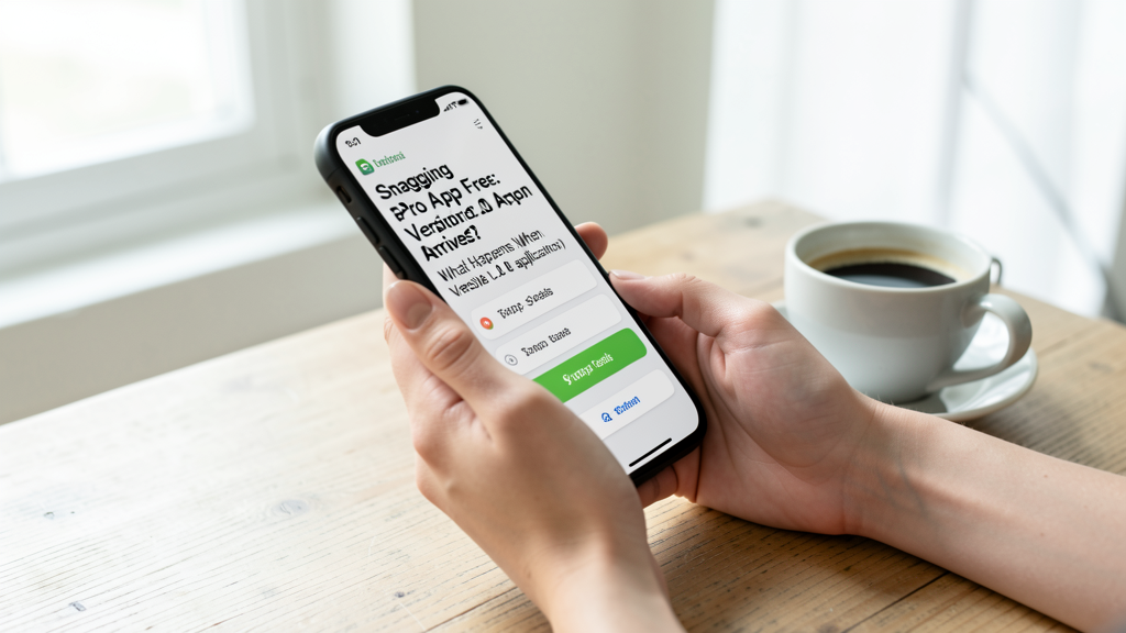 Editorial image illustrating Snagging a Pro App for Free: What Happens When Version 2.0 Arrives?