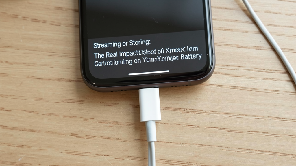 Photographic detail related to Streaming or Storing: The Real Impact of Xbox Cloud Gaming on Your Phone’s Battery